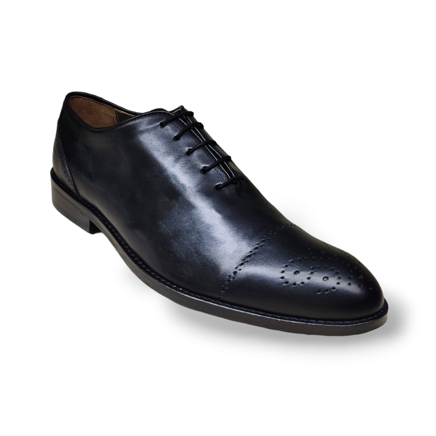 Oxford Black Leather