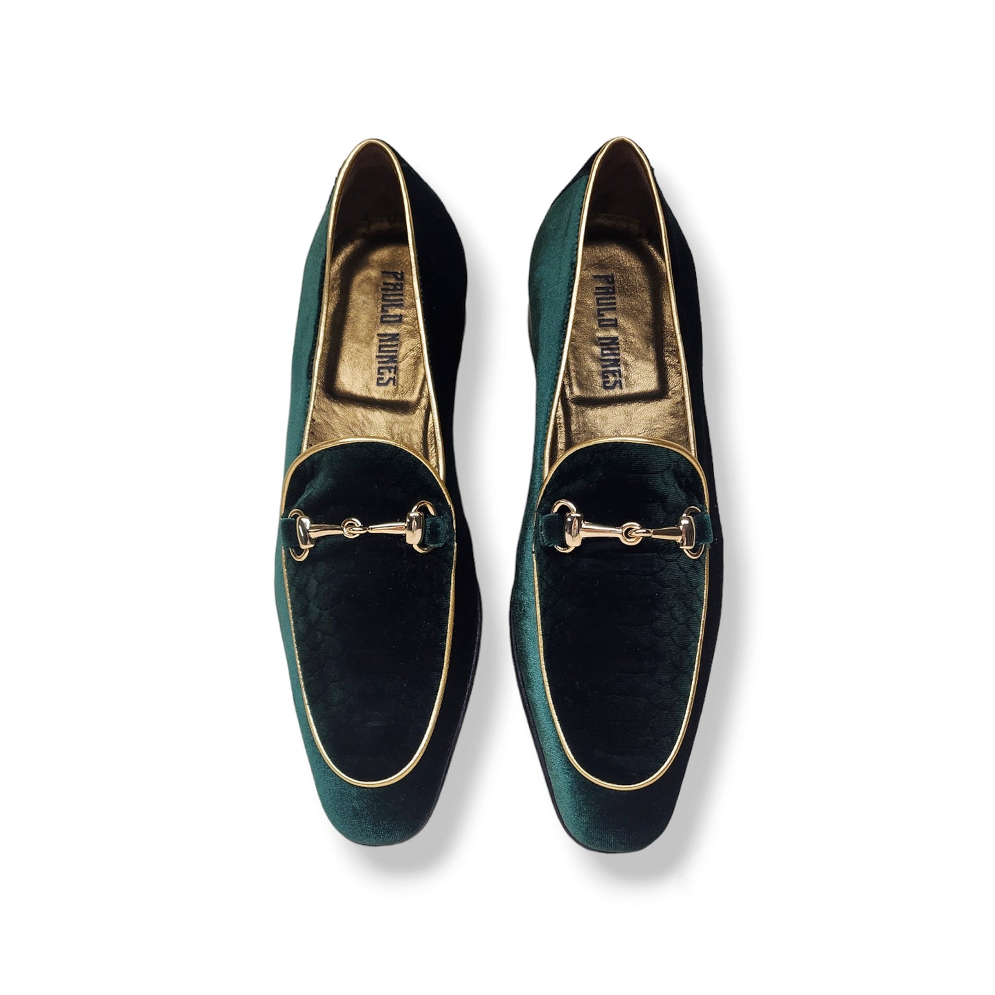 Loafer Snake Green Velvet