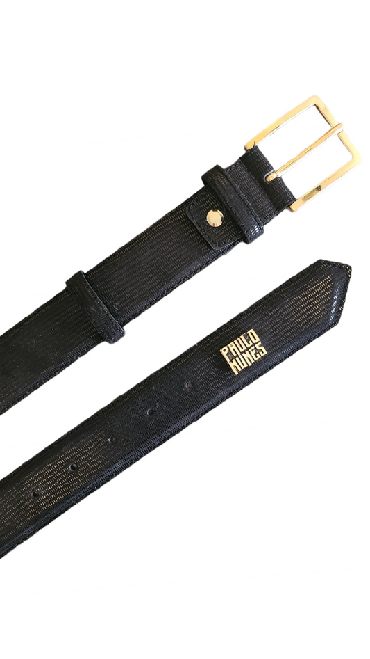 Classic Belt Black Gold