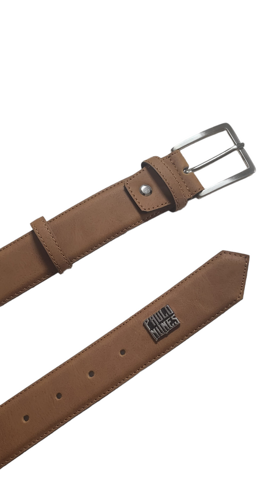 Classic Belt Camel Silver